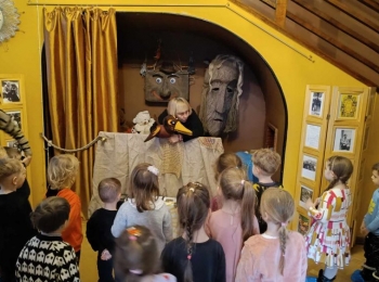 “Gubojos” grupės vaikų išvyka į Vaikų literatūros muziejų.